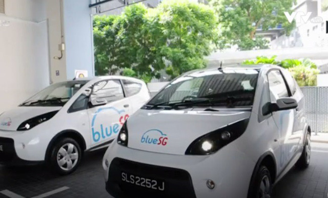 Dịch vụ chia sẻ ô tô điện - phương thức giao thông thân thiện với môi trường ở Singapore